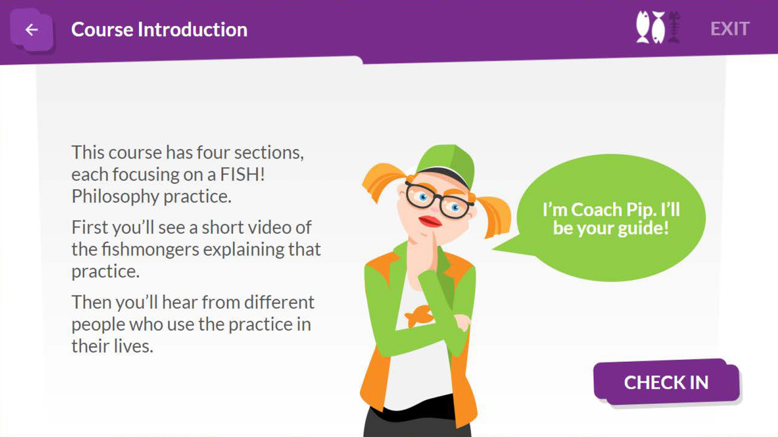 FISH! eLearning tools and features